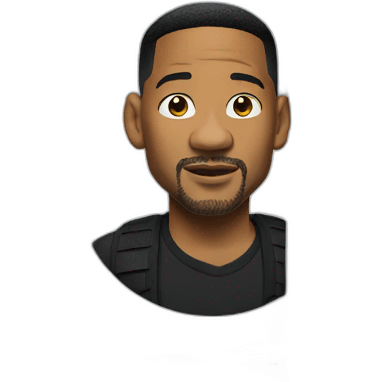 Will smith on a laptop emoji