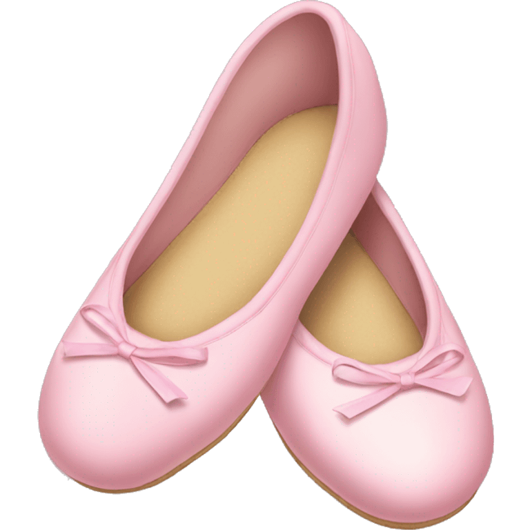 light pink christmas ballet shoes emoji