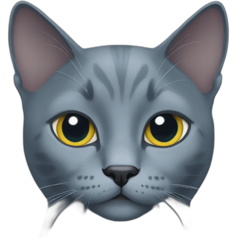 russian blue cat emoji