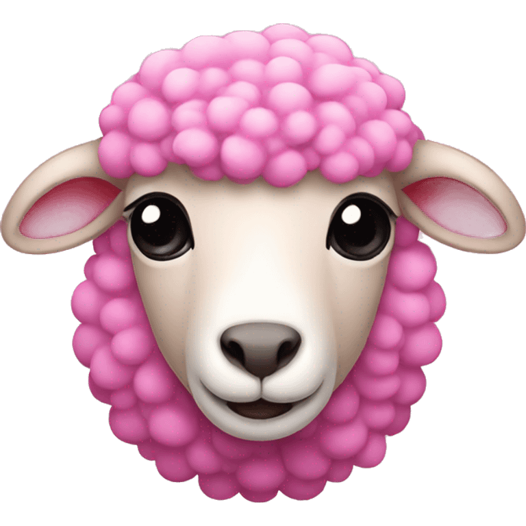 pink sheep emoji