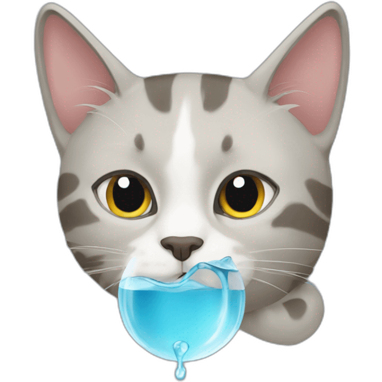 cat-drinking-water emoji