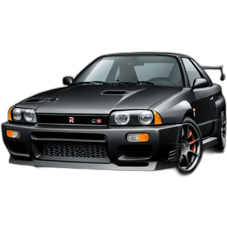 Black r32 gtr emoji