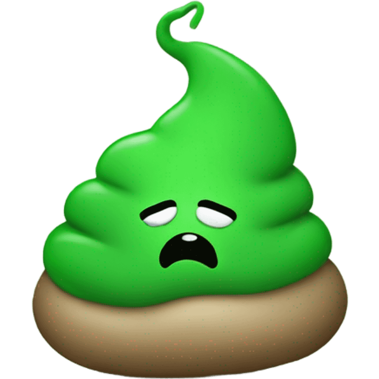 Green poop emoji