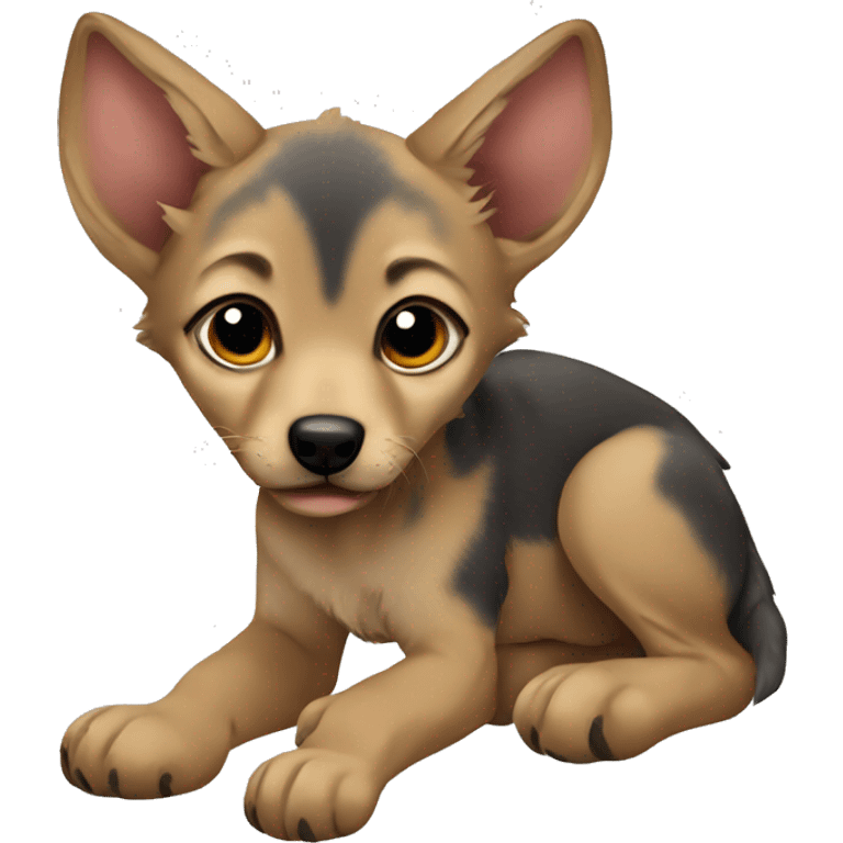 Jackal puppy emoji