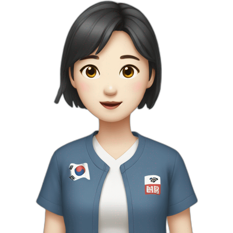 Korea girl emoji