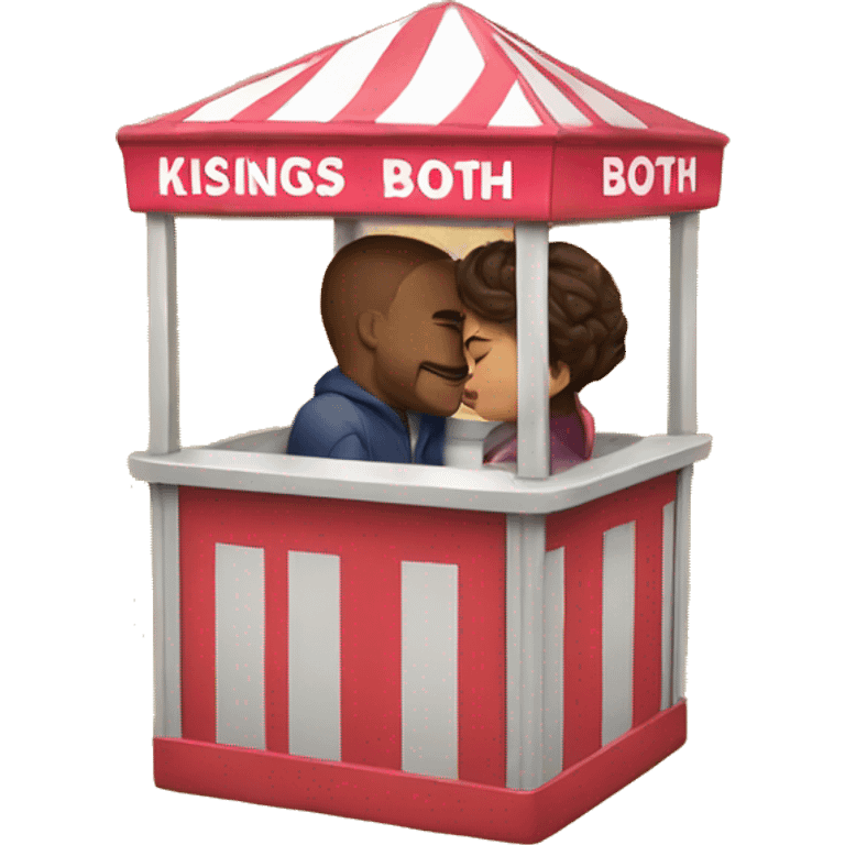 Kissing booth emoji