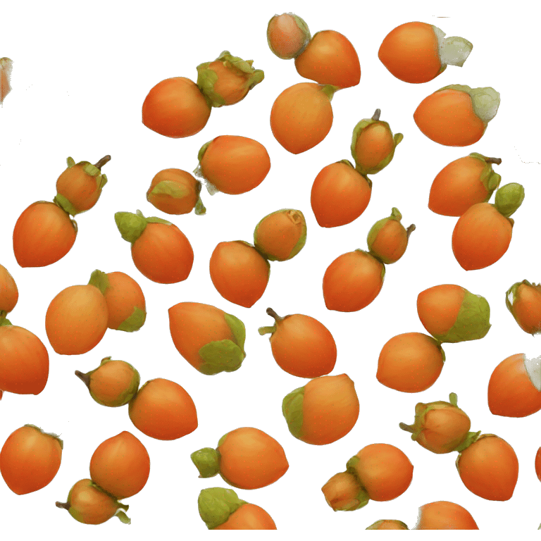 rose hip fruit emoji