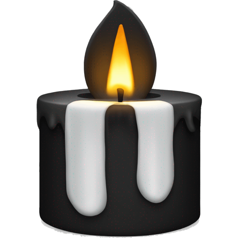 Black candle  emoji