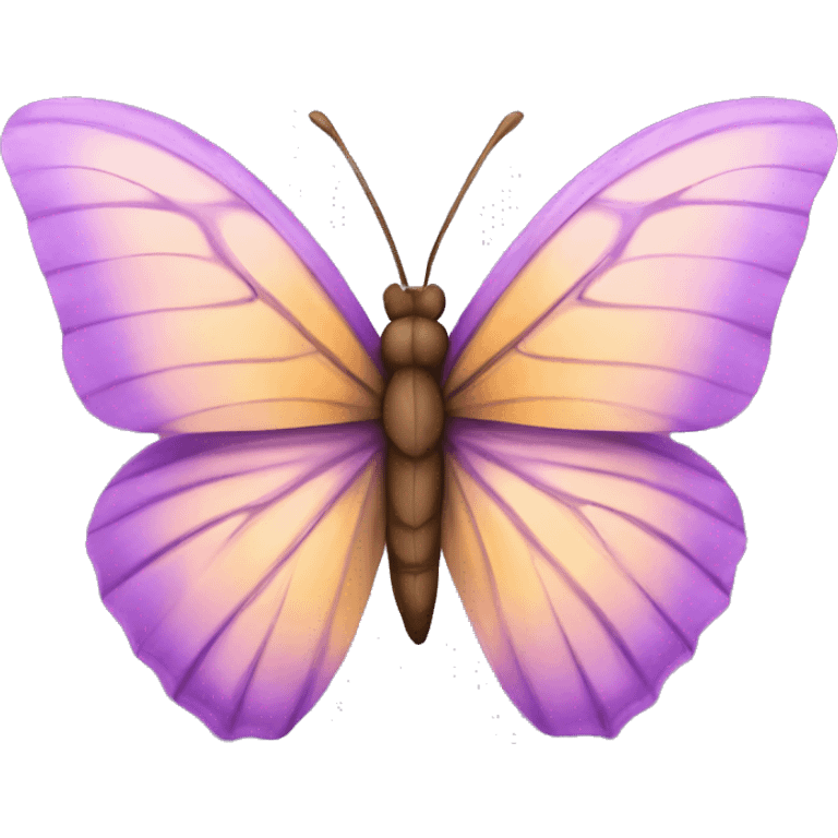 mariposa lila emoji