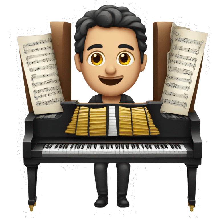 spanish man playing the organ emoji