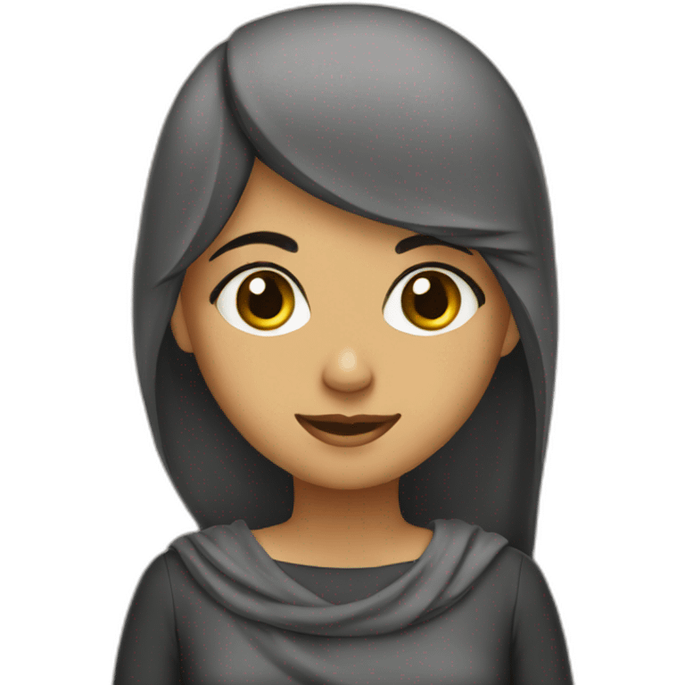 Fille arabe emoji