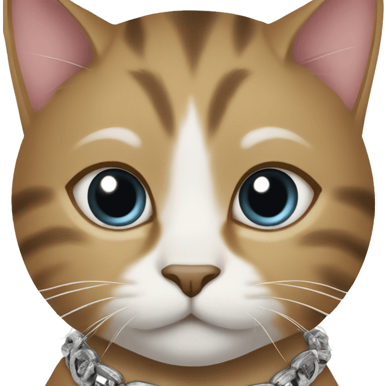 cat with bracelet emoji