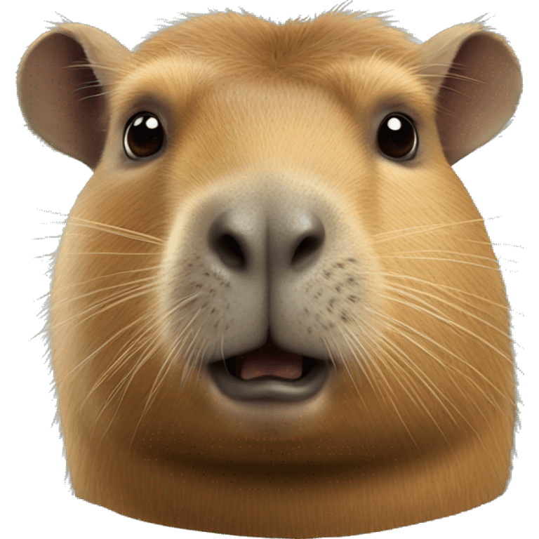 Capybara super réaliste  emoji