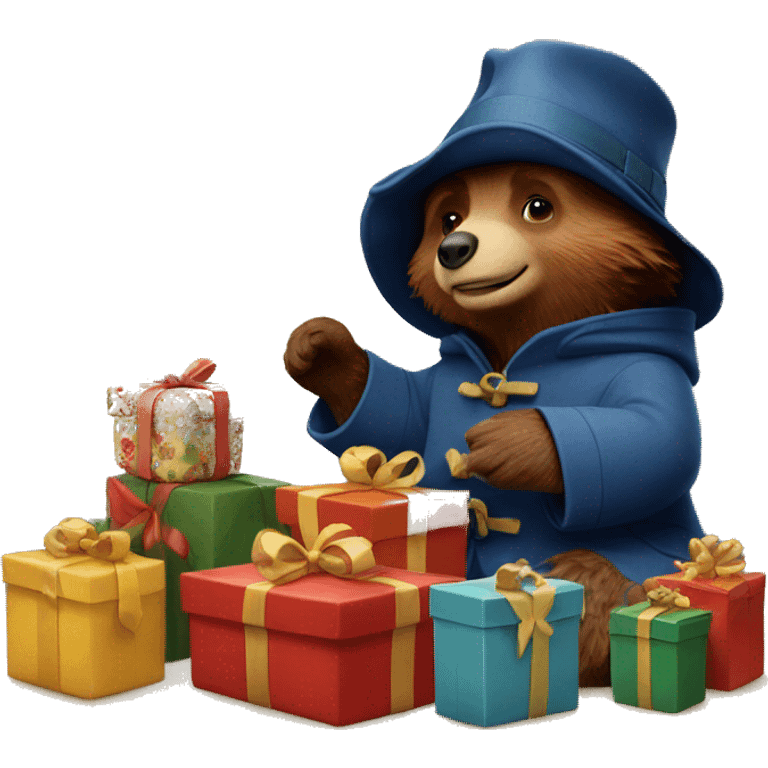 Paddington opening presents emoji