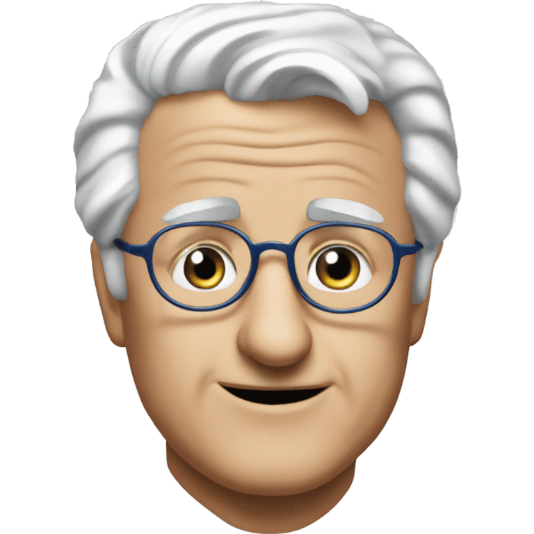 Lionel Jospin, blue eyes emoji