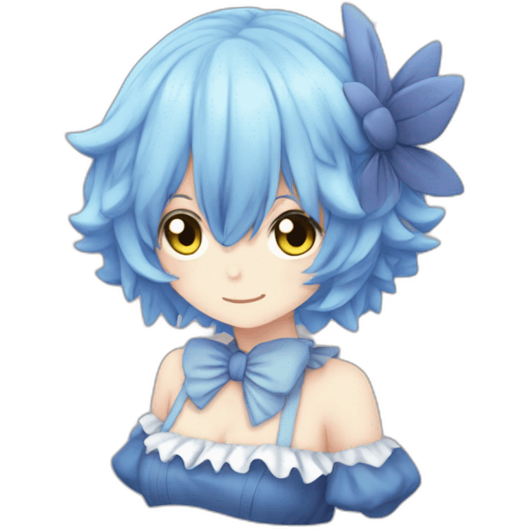 fumo cirno touhou project emoji