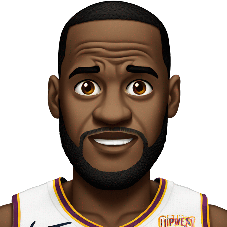 Mad girl lebron emoji