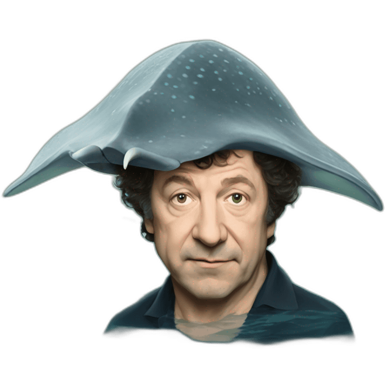 stephen rea as a sting ray emoji