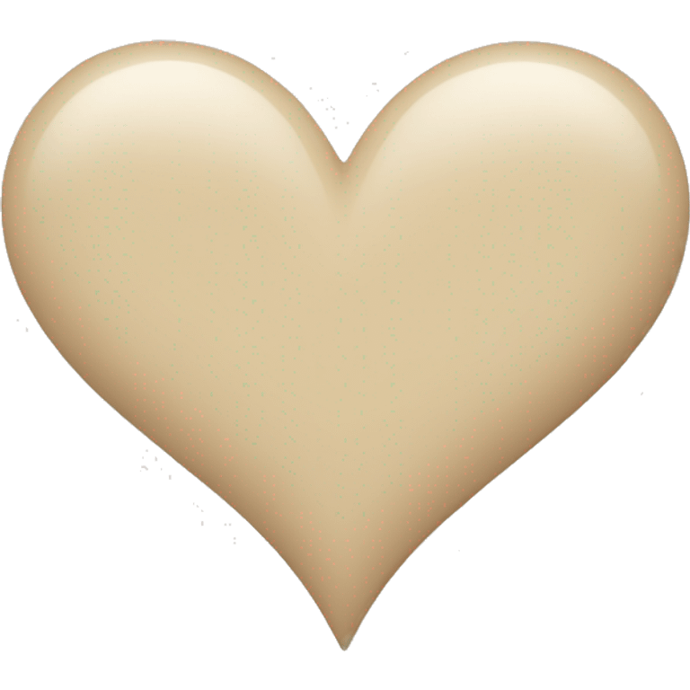 light beige heart emoji