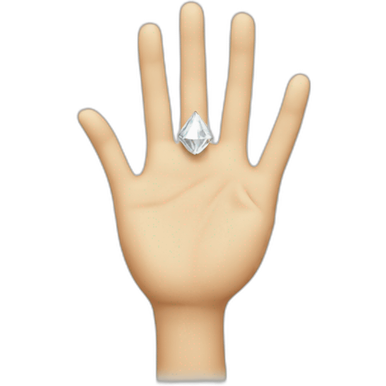 hands shaped like diamond emoji