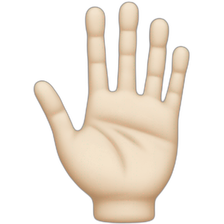 Eine reale Hand emoji