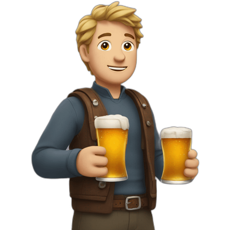 Arthur And his beers emoji