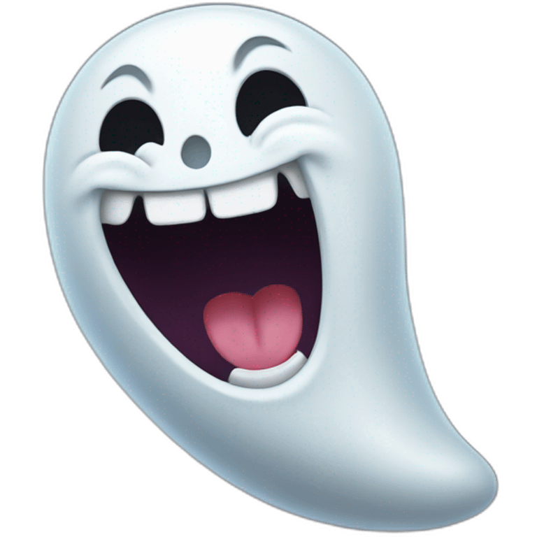 laughing ghost emoji