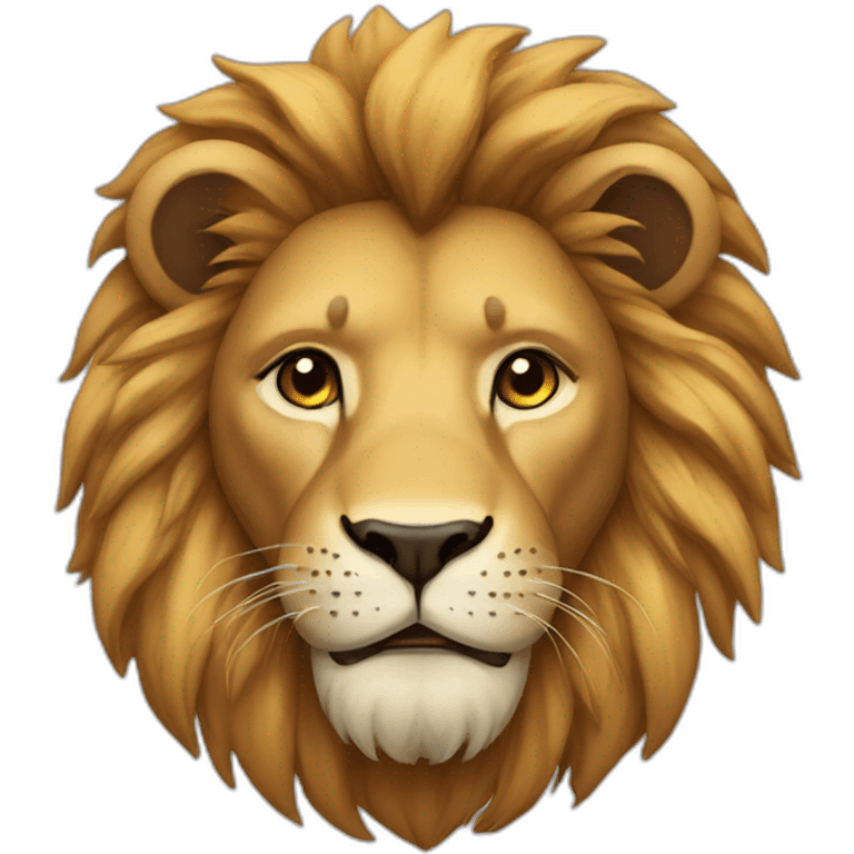 a lion emoji