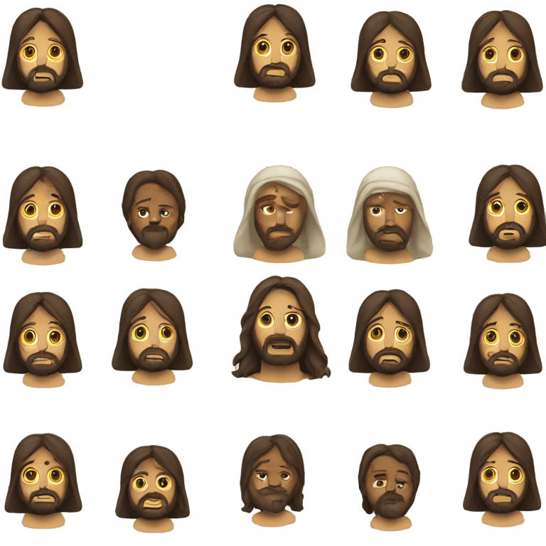 Jesus on cross emoji