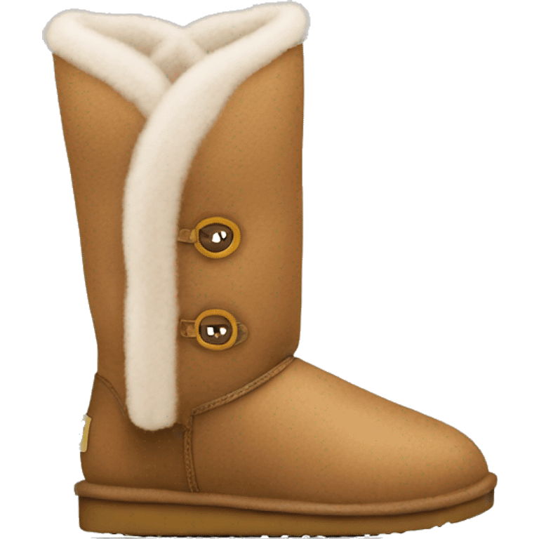 cozy uggs light brown emoji