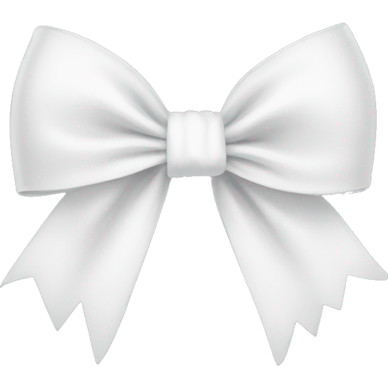 white bow  emoji