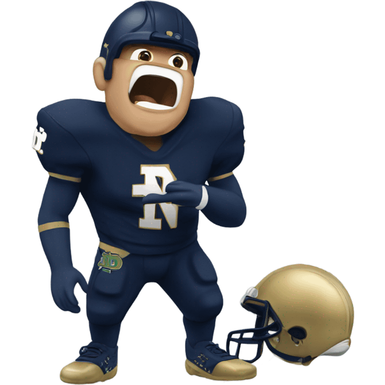 Notre dame football losing emoji