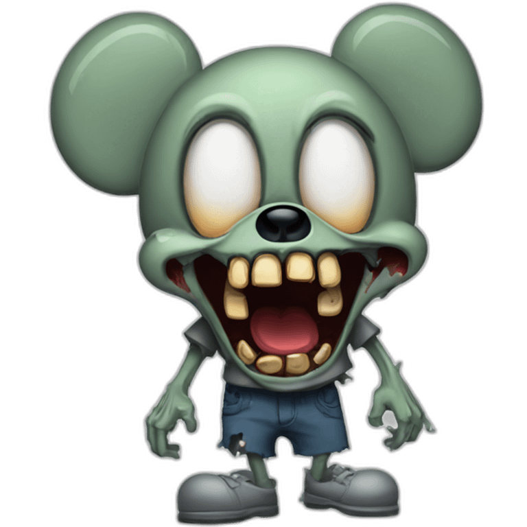 mickey mouse zombie emoji