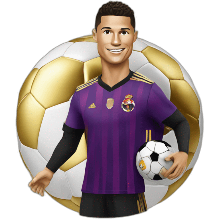 Ronaldo ballon d'or emoji