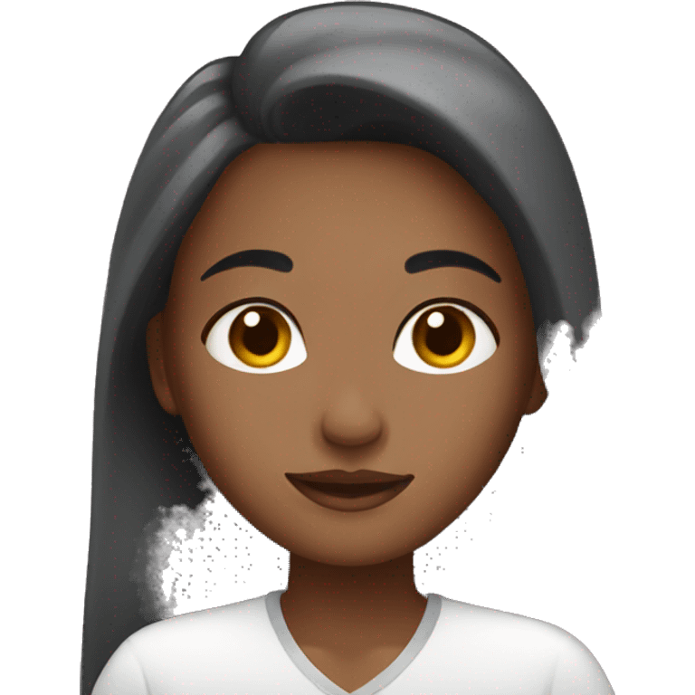 girl doing skincare emoji