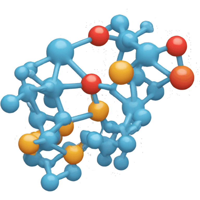 Small molecules binding a protein emoji