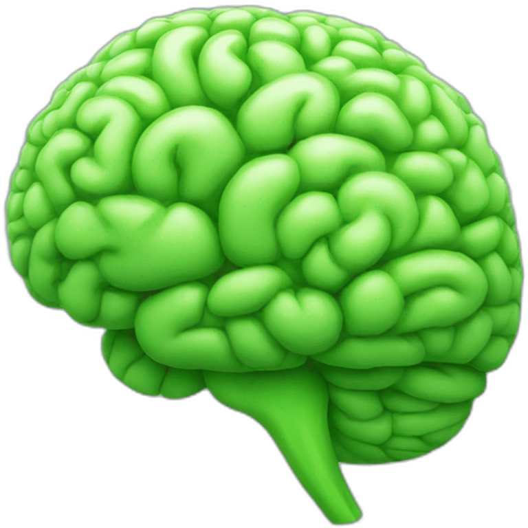 green brain emoji