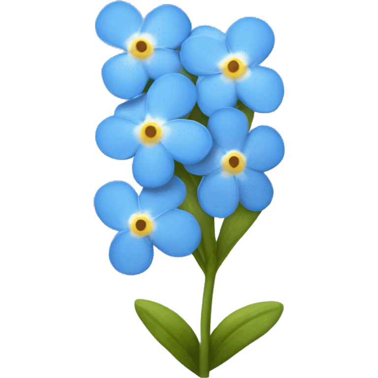 Forget-me-not flower emoji