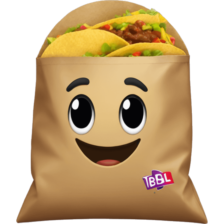 taco bell bag  emoji