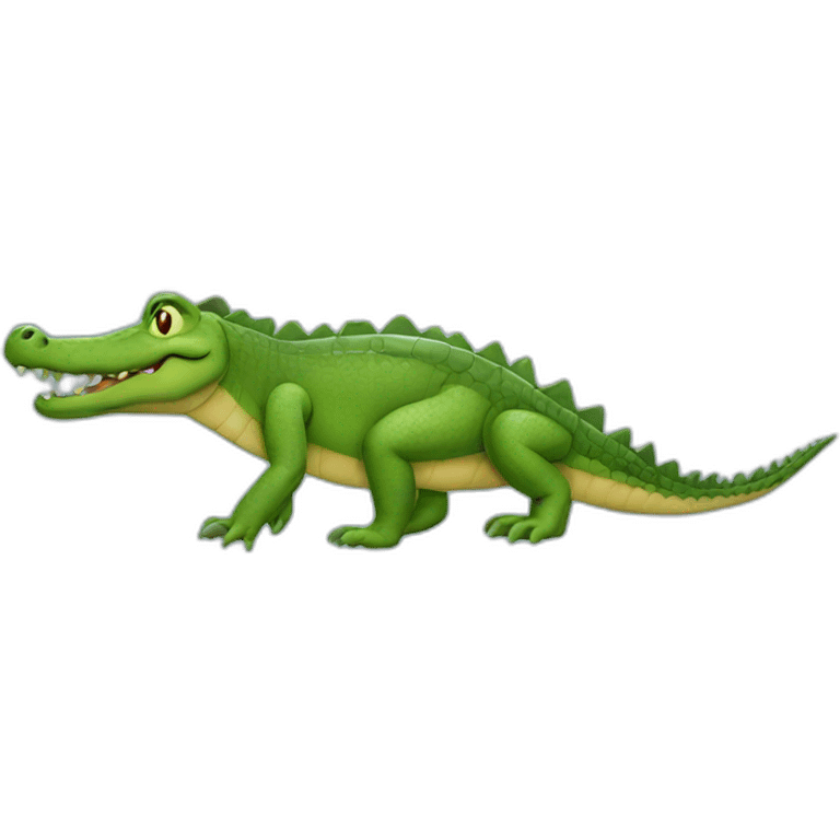 crocodile walking emoji