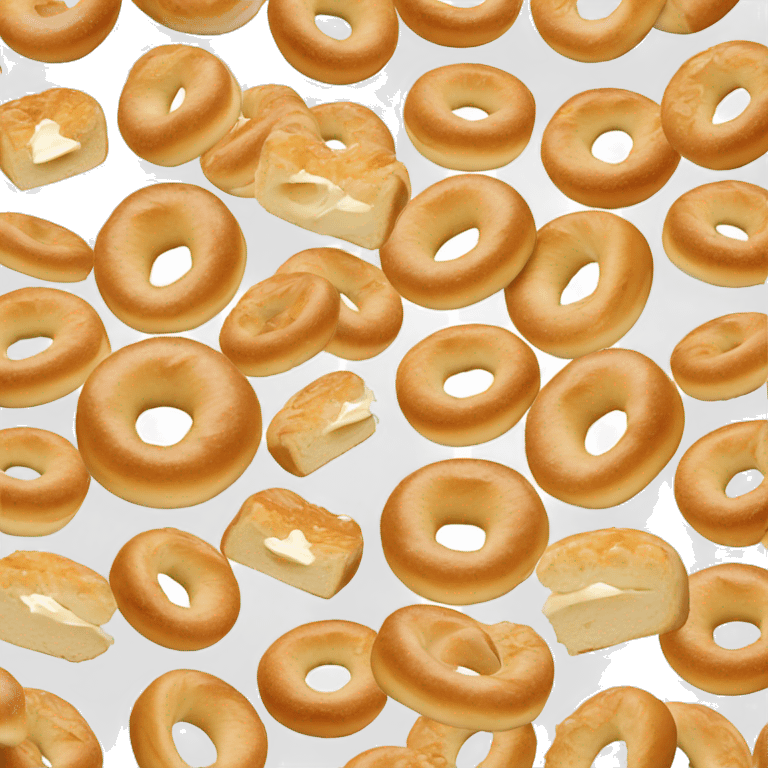 Cream Cheese Bagel emoji