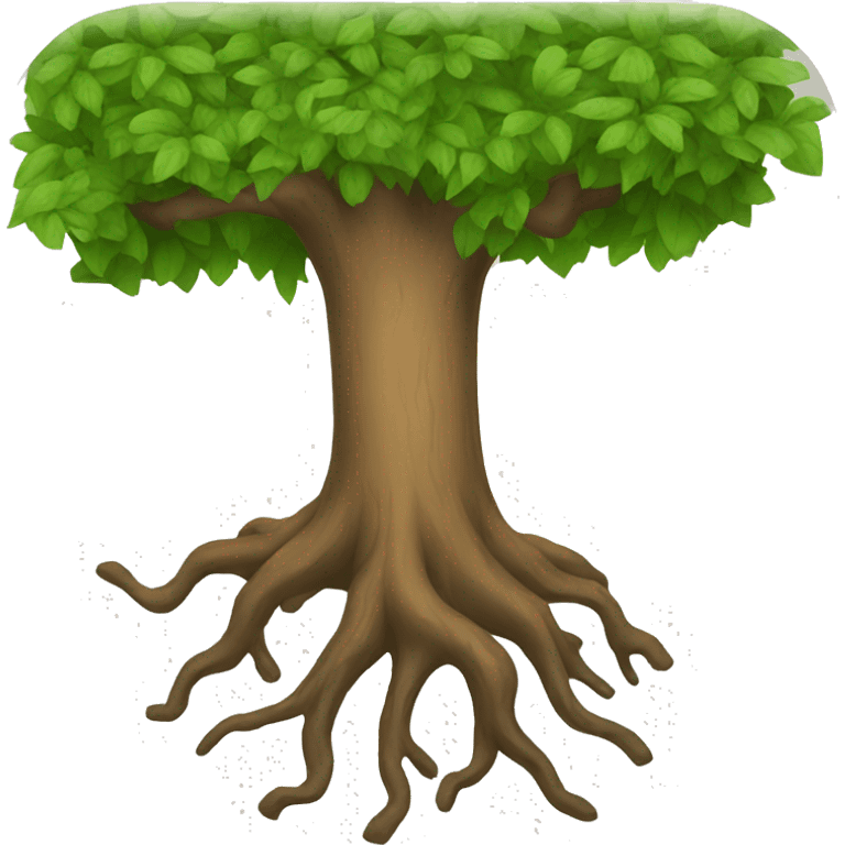 a tree root emoji