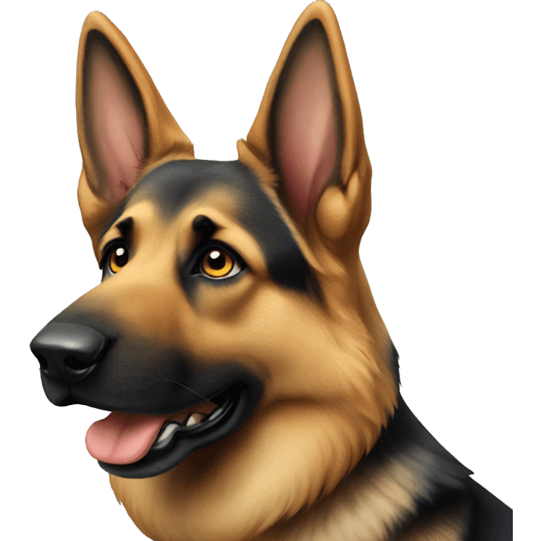 German shepherd emoji