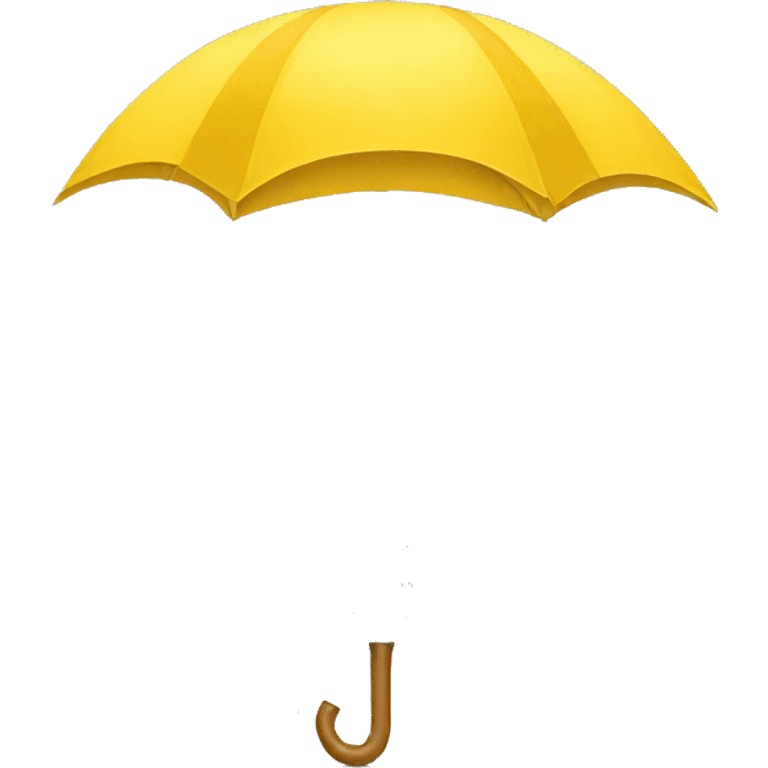 Yellow umbrella emoji