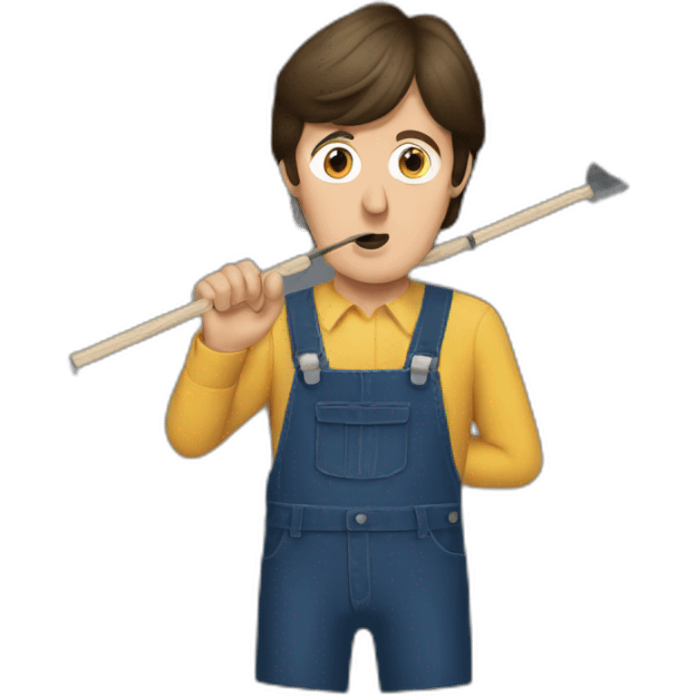 paul mccartney fixing a hole emoji