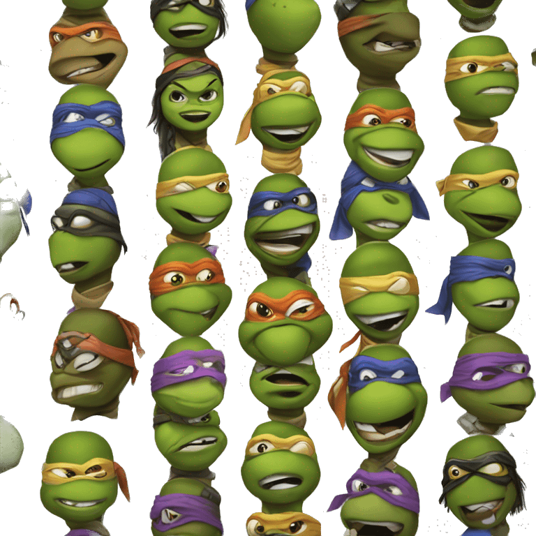 Teenage Mutant Ninja Turtles emoji