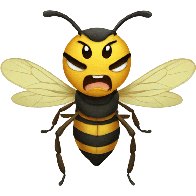 angry crying hornet emoji