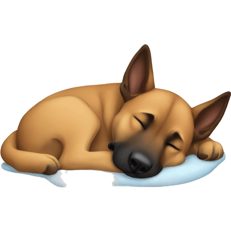 Sleeping Malinois Dog emoji