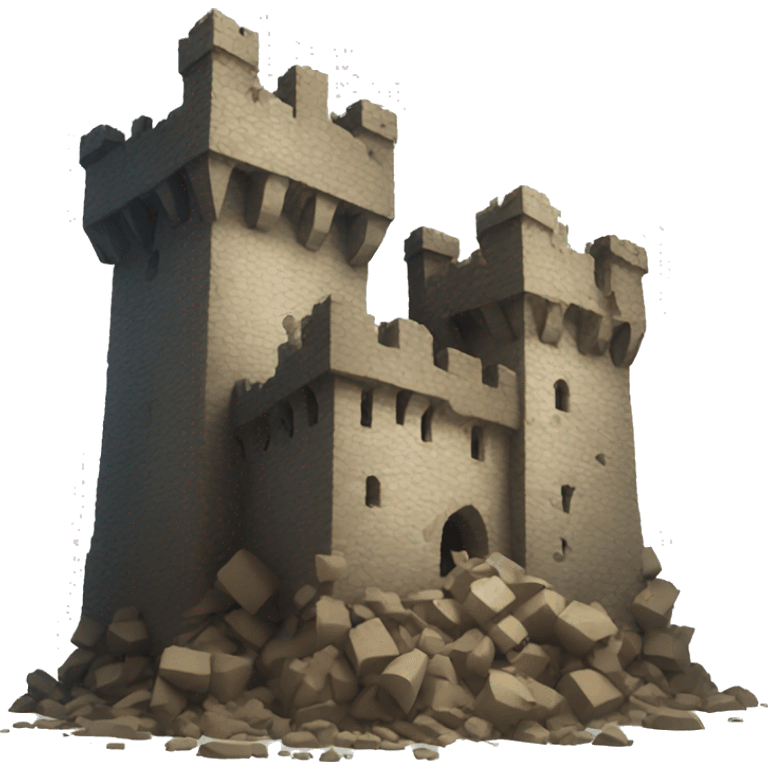 Castle destroyed  emoji