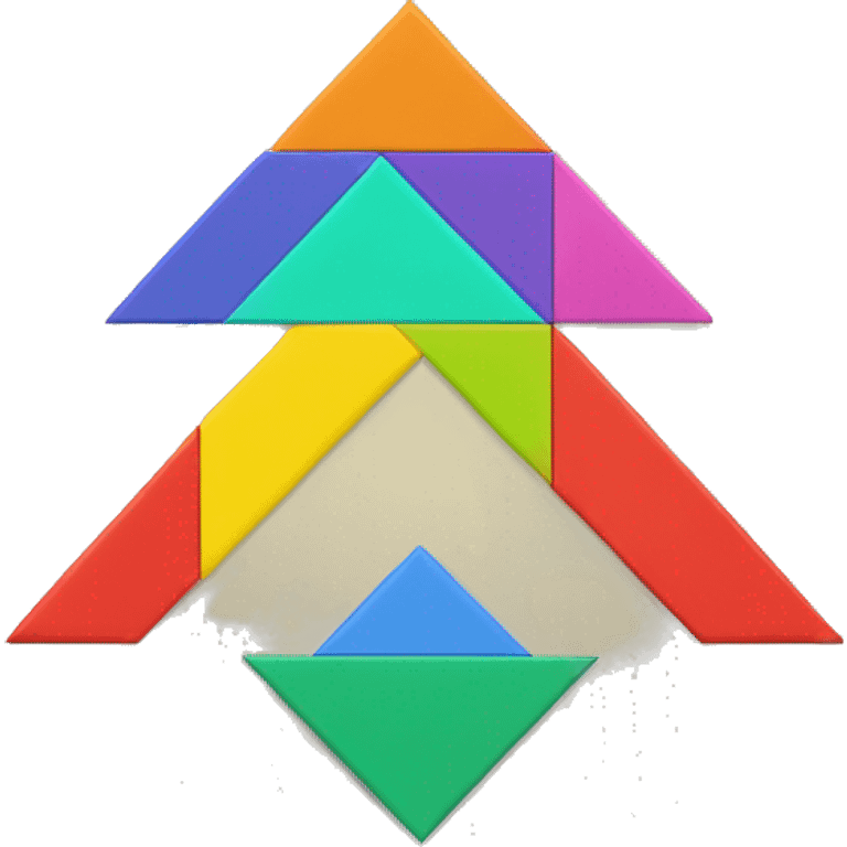 tangram with 7 pieces emoji